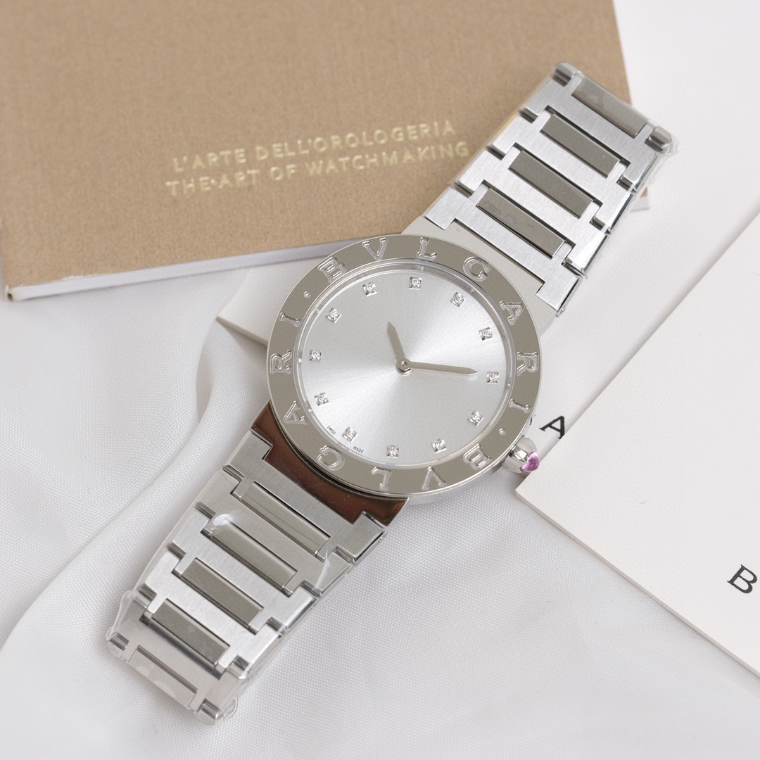 불가리 미러급 여자시계