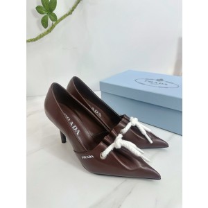 프라다 8.5cm 여자 신발 구두