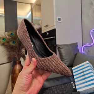 프라다 8.5cm 여자 신발 구두