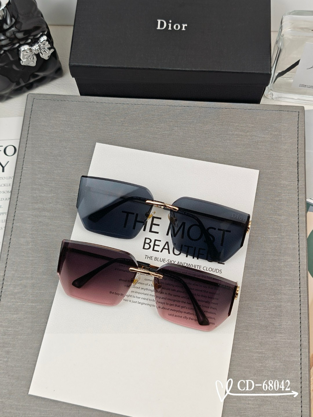 디올 2컬러 선글라스