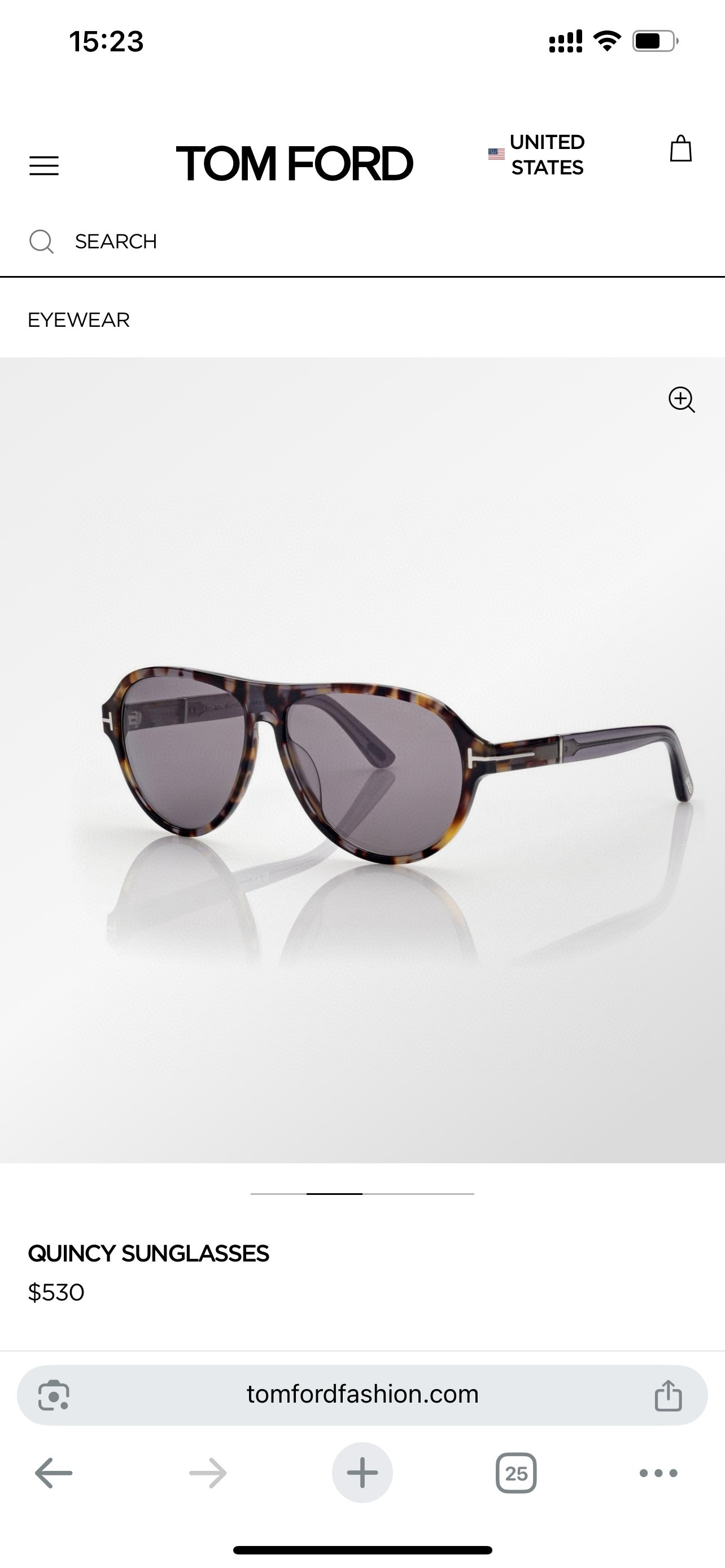 톰포드 3컬러 선글라스