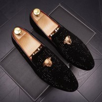 베르사체 2컬러 남자 구두