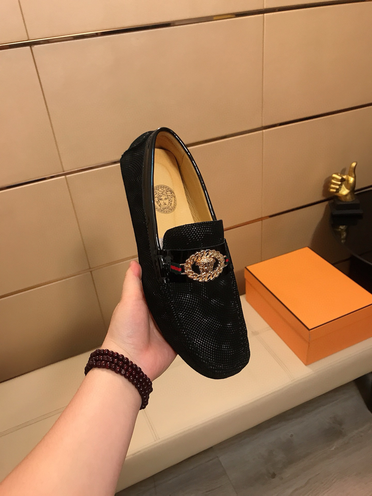 베르사체 남자 스니커즈 신발 운동화