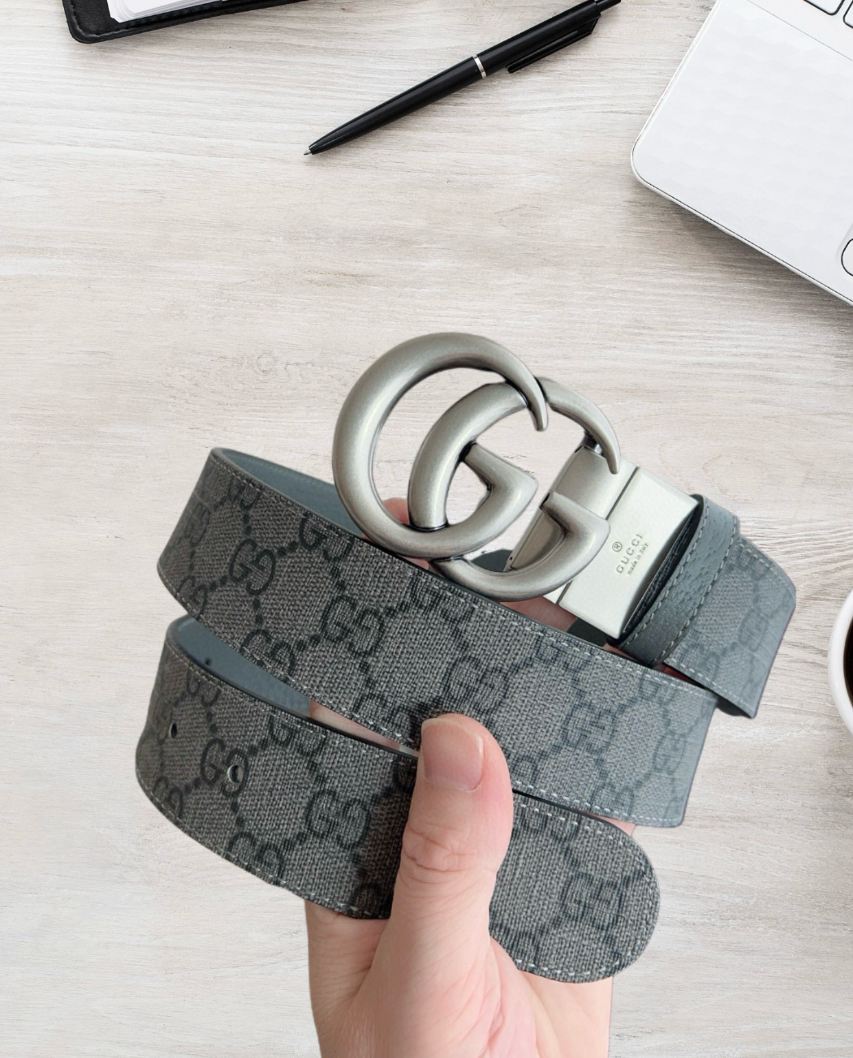 구찌 3컬러 남자 벨트