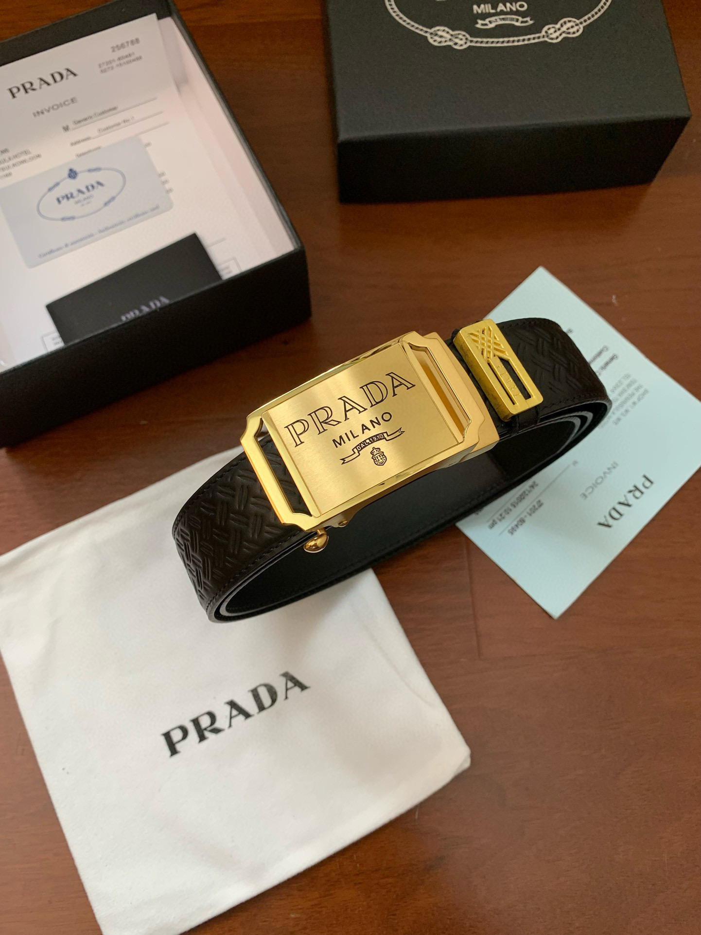 프라다 남자 벨트