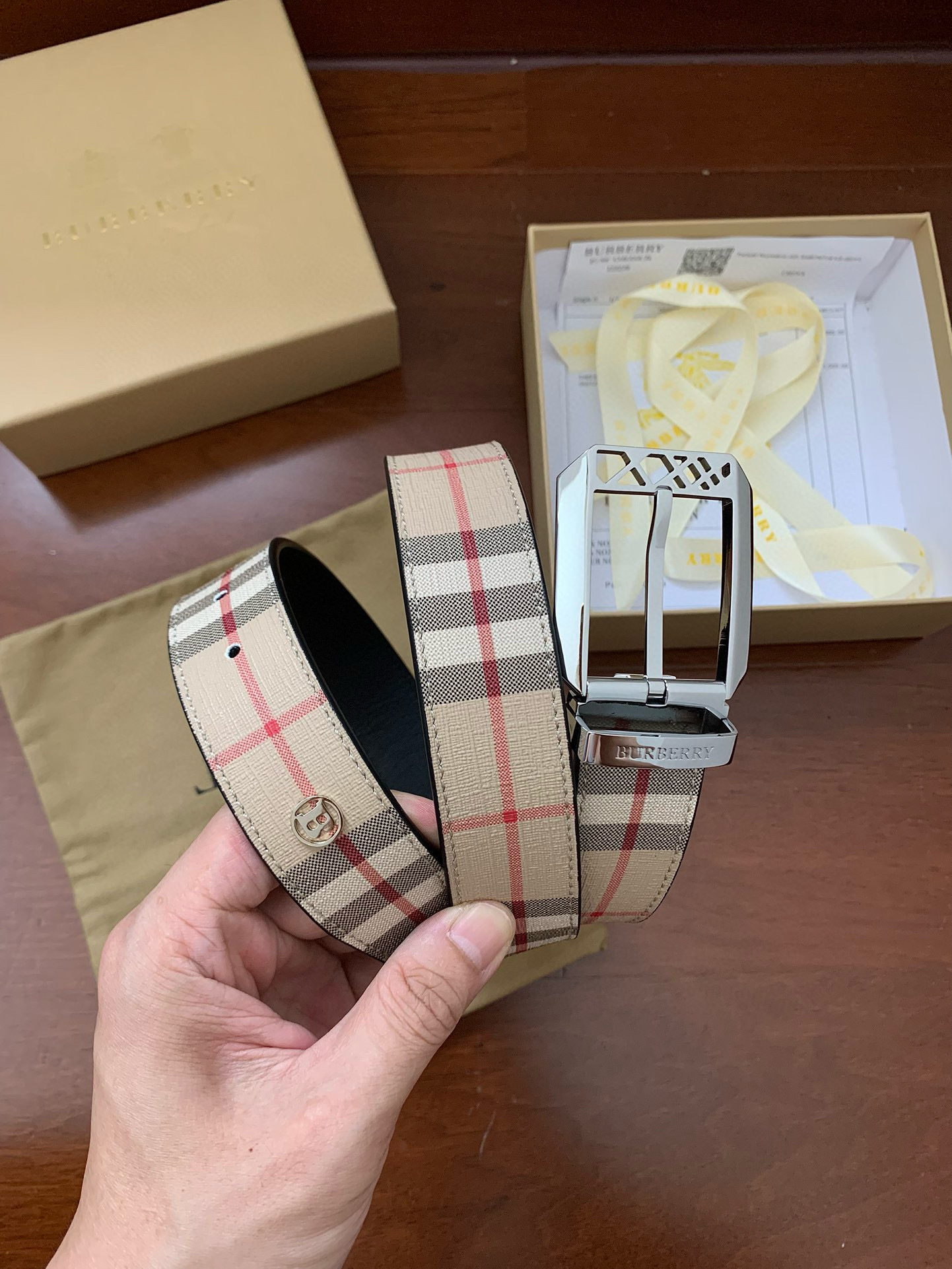 버버리 남자 벨트