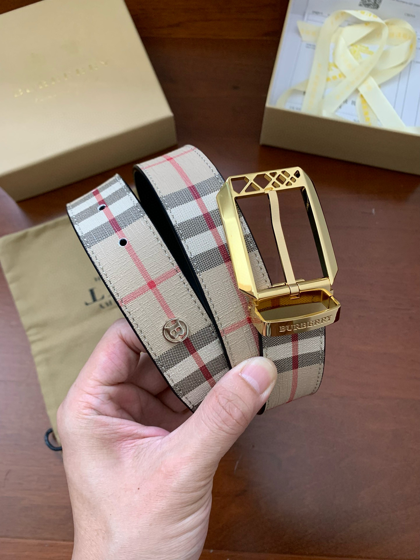 버버리 남자 벨트