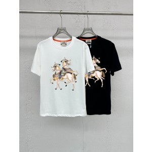 에르메스 2컬러 남자 반팔티