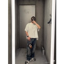 발렌시아가 남녀공용 반팔티