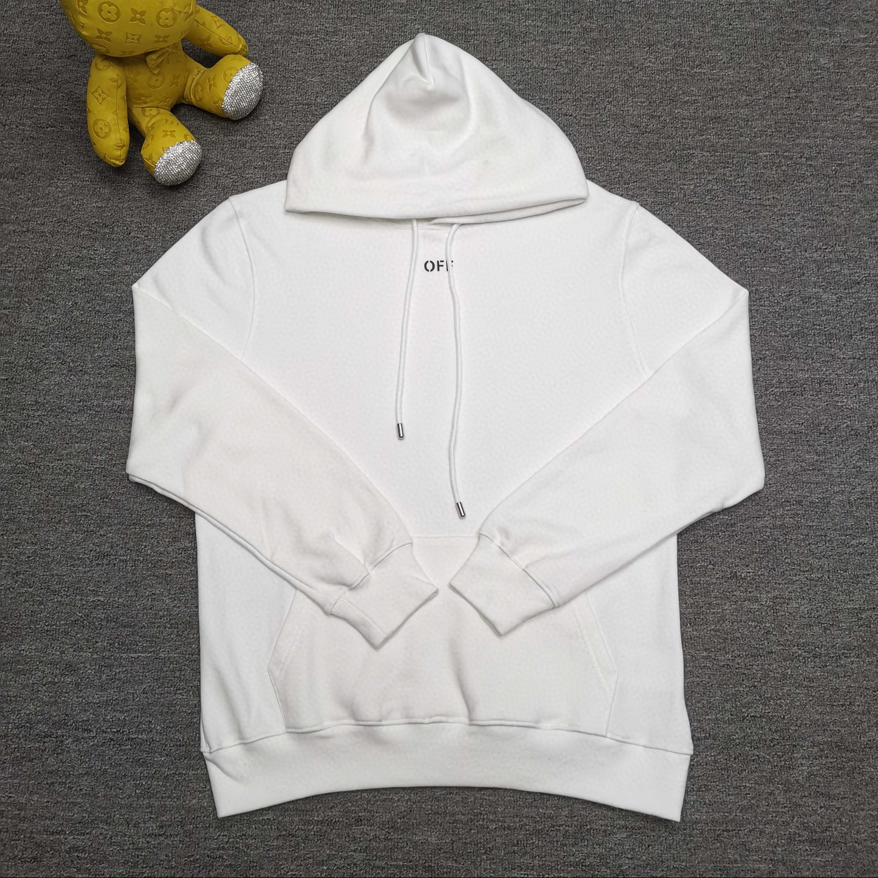 오프화이트 남녀공용 후드티 맨투맨