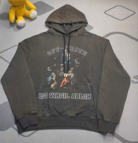 오프화이트 남녀공용 후드티 맨투맨