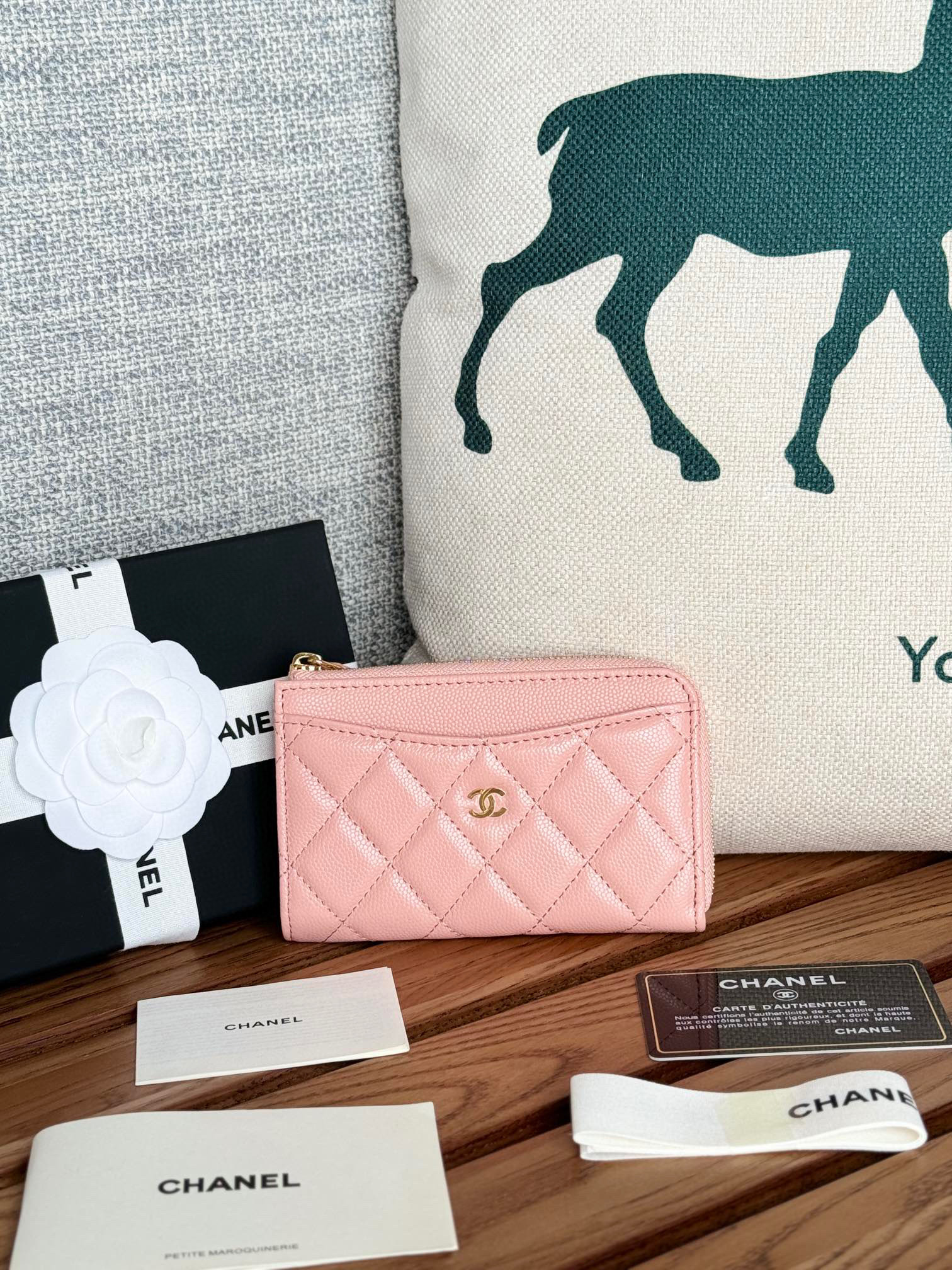 샤넬 A3179 여자 카드지갑 머니클립