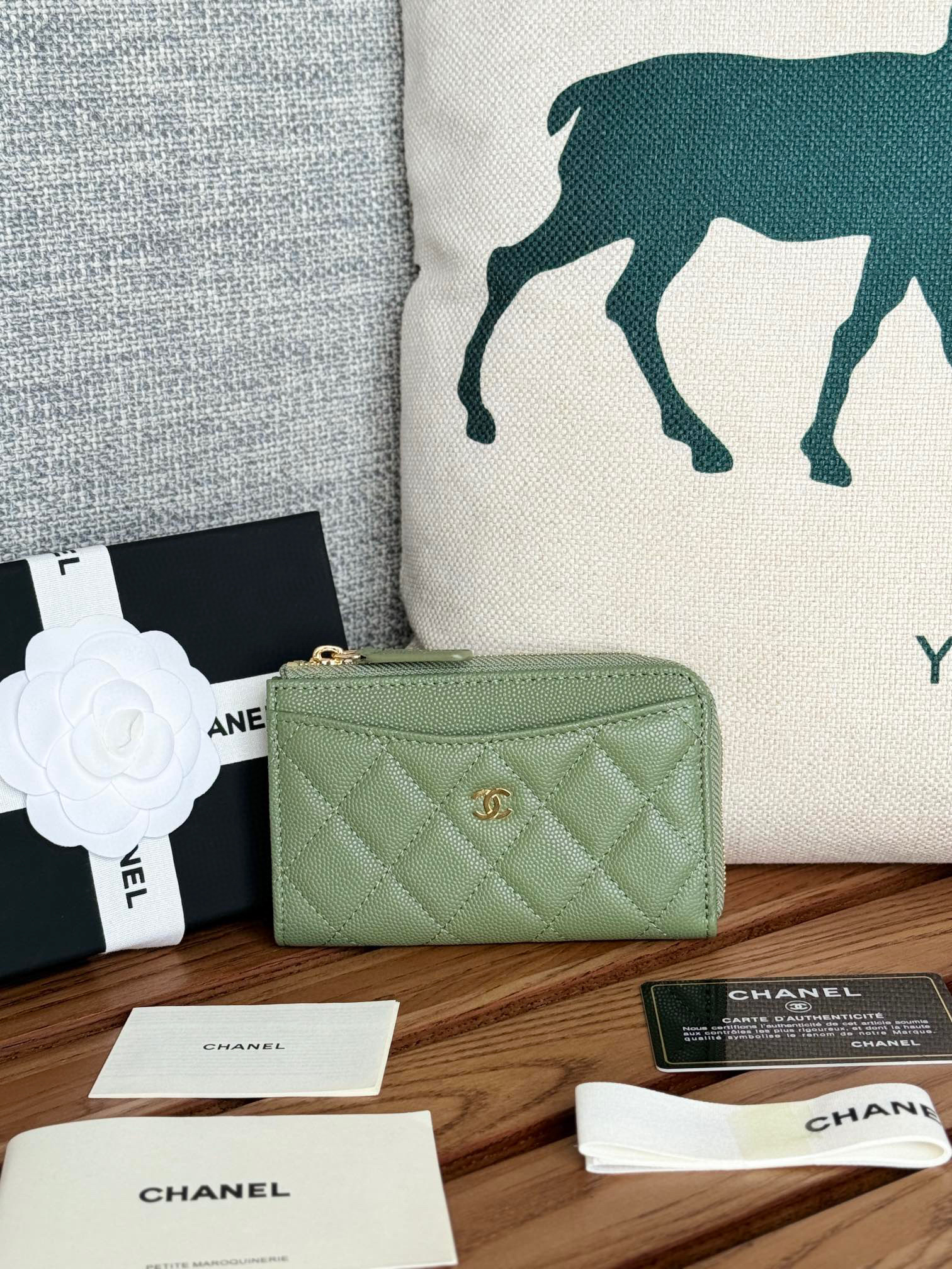 샤넬 A3179 여자 카드지갑 머니클립