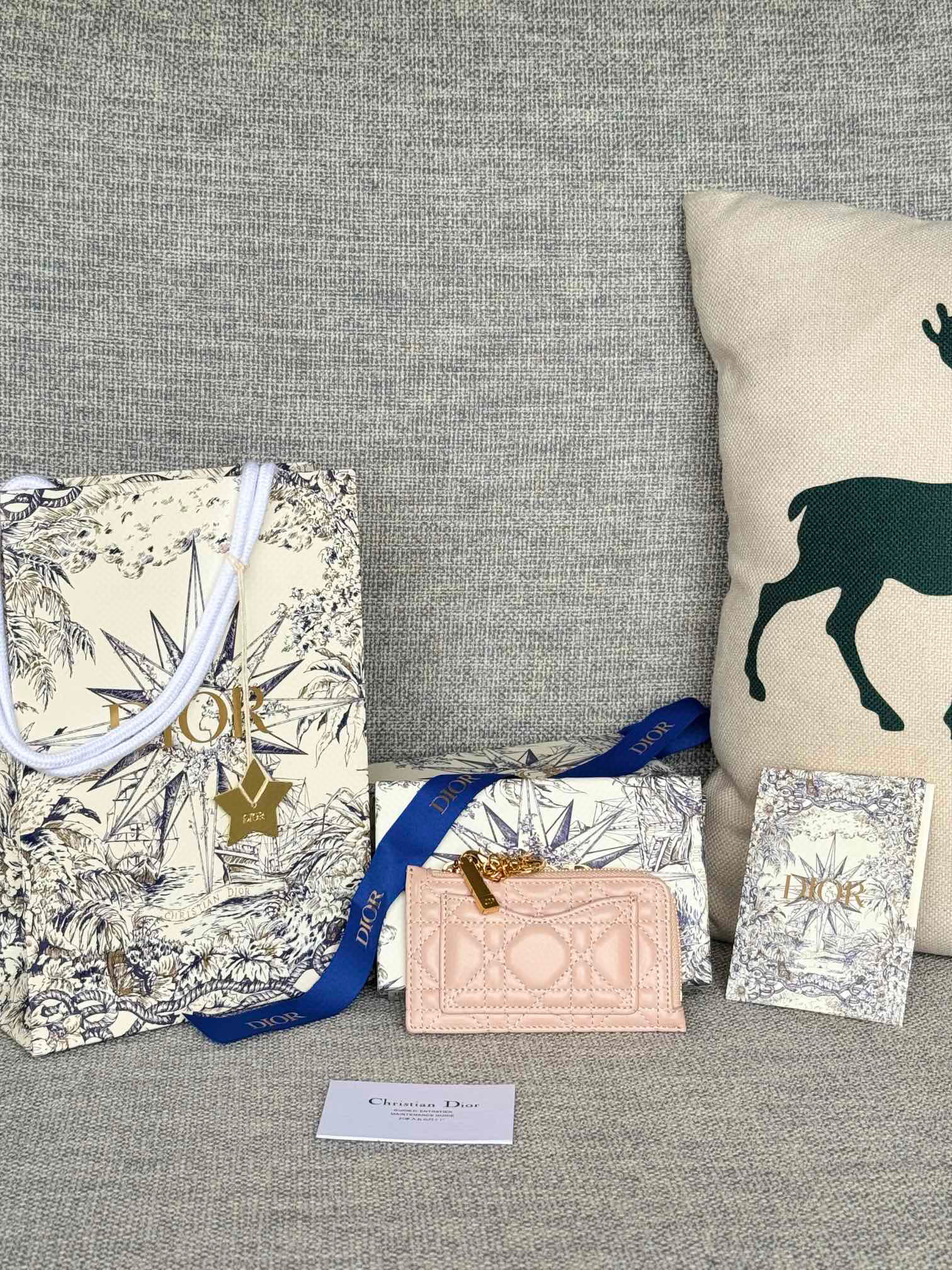 디올 S0965 여자 카드지갑 머니클립