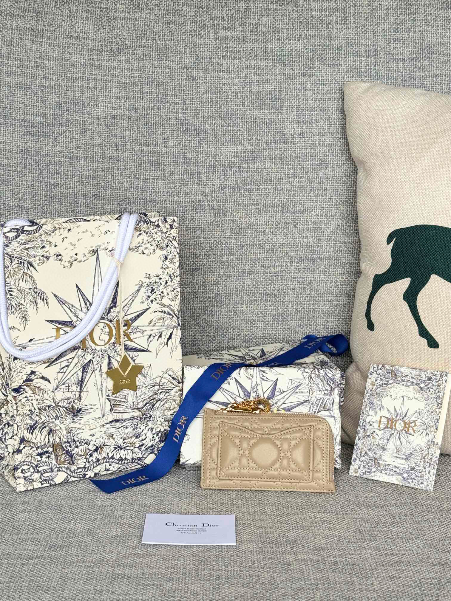 디올 S0965 여자 카드지갑 머니클립