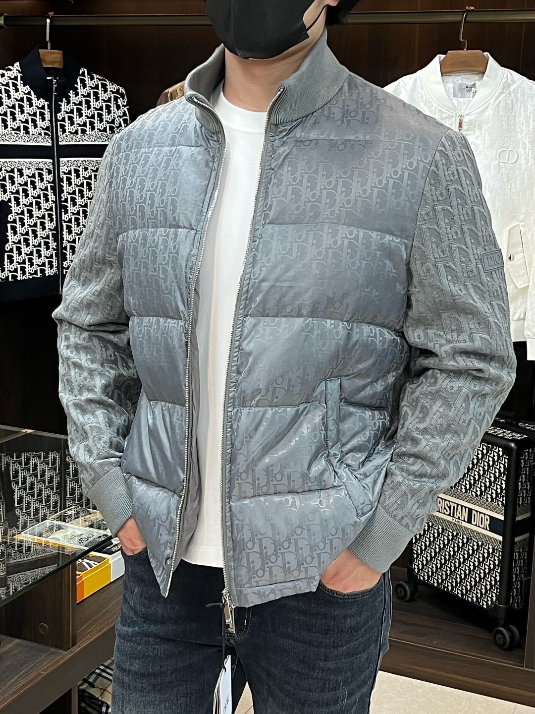 디올 남자 패딩
