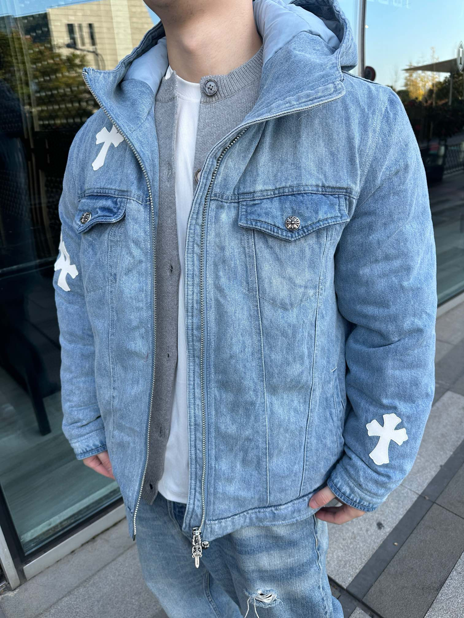 크롬하츠 남자 패딩