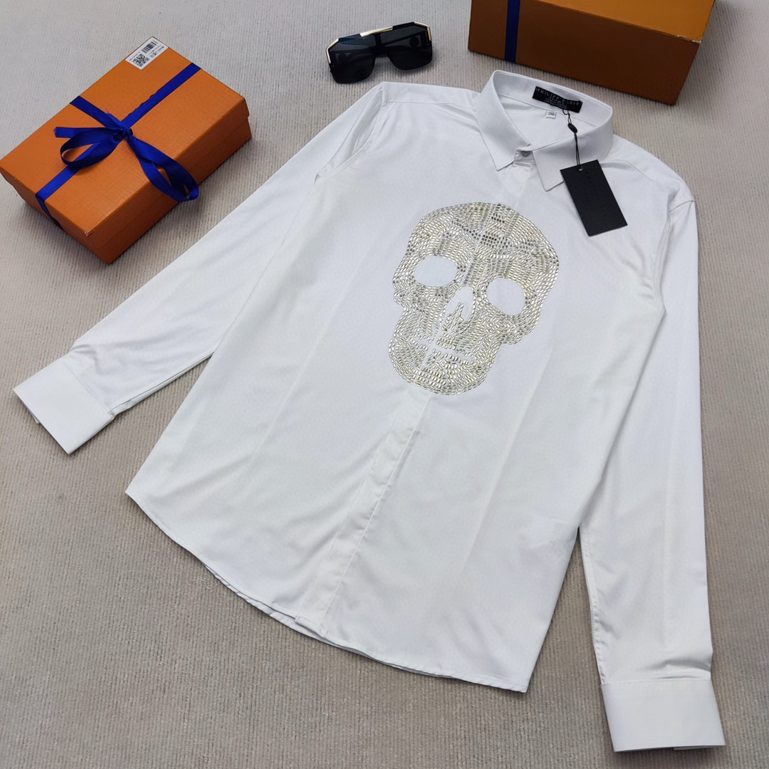 필립플레인 2컬러 남자 셔츠