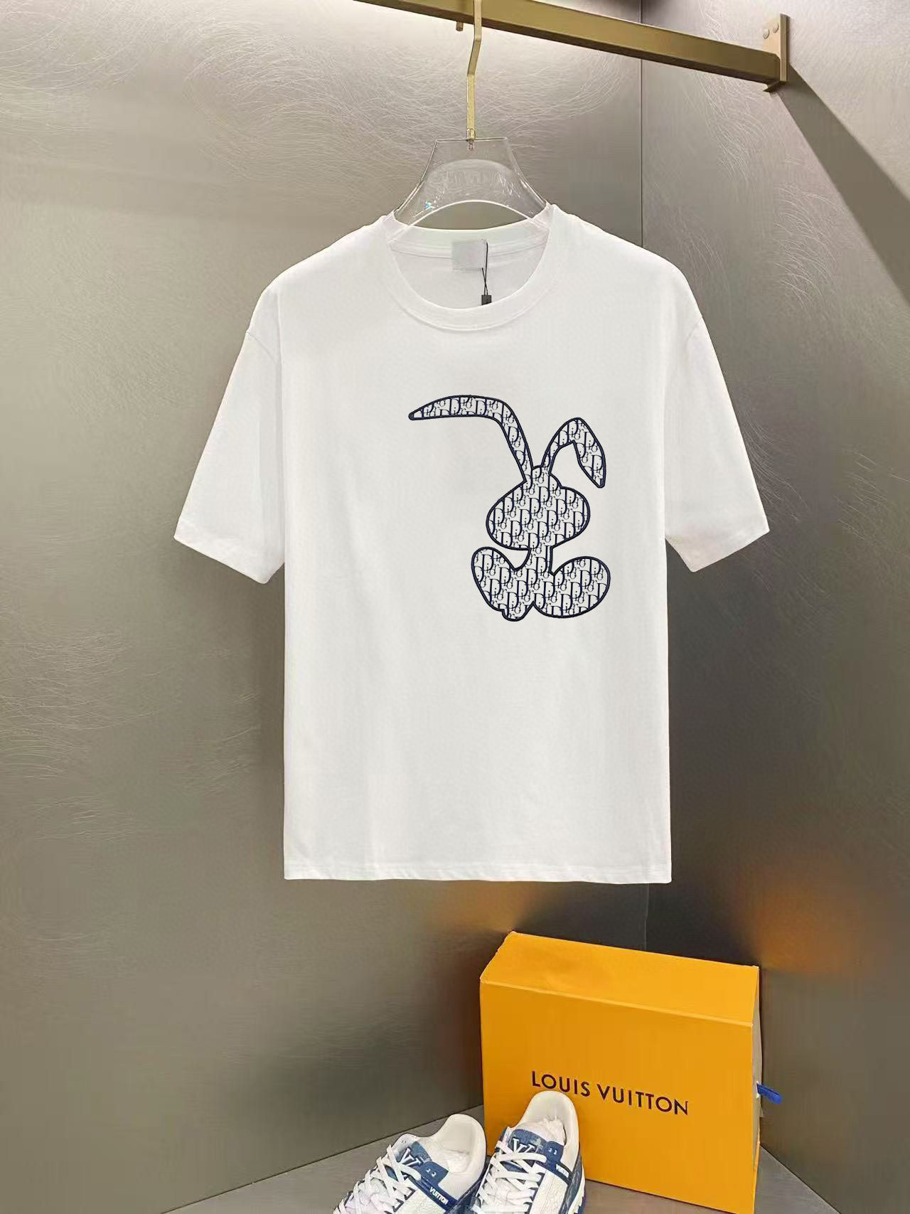 디올 2컬러 남자 반팔티