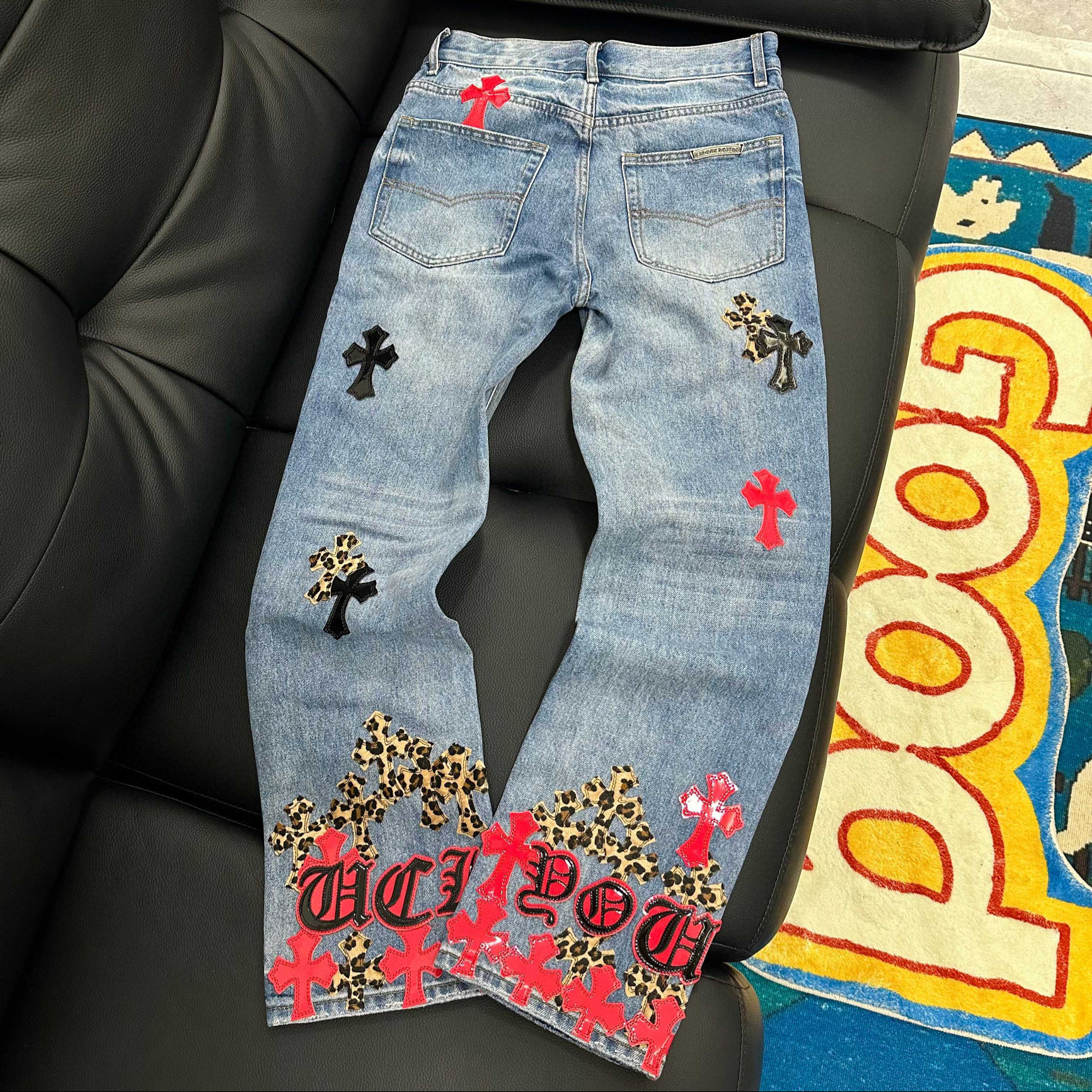 크롬하츠 남자 청바지