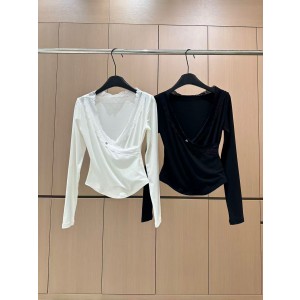 샤넬 여자 긴팔 티셔츠 2컬러