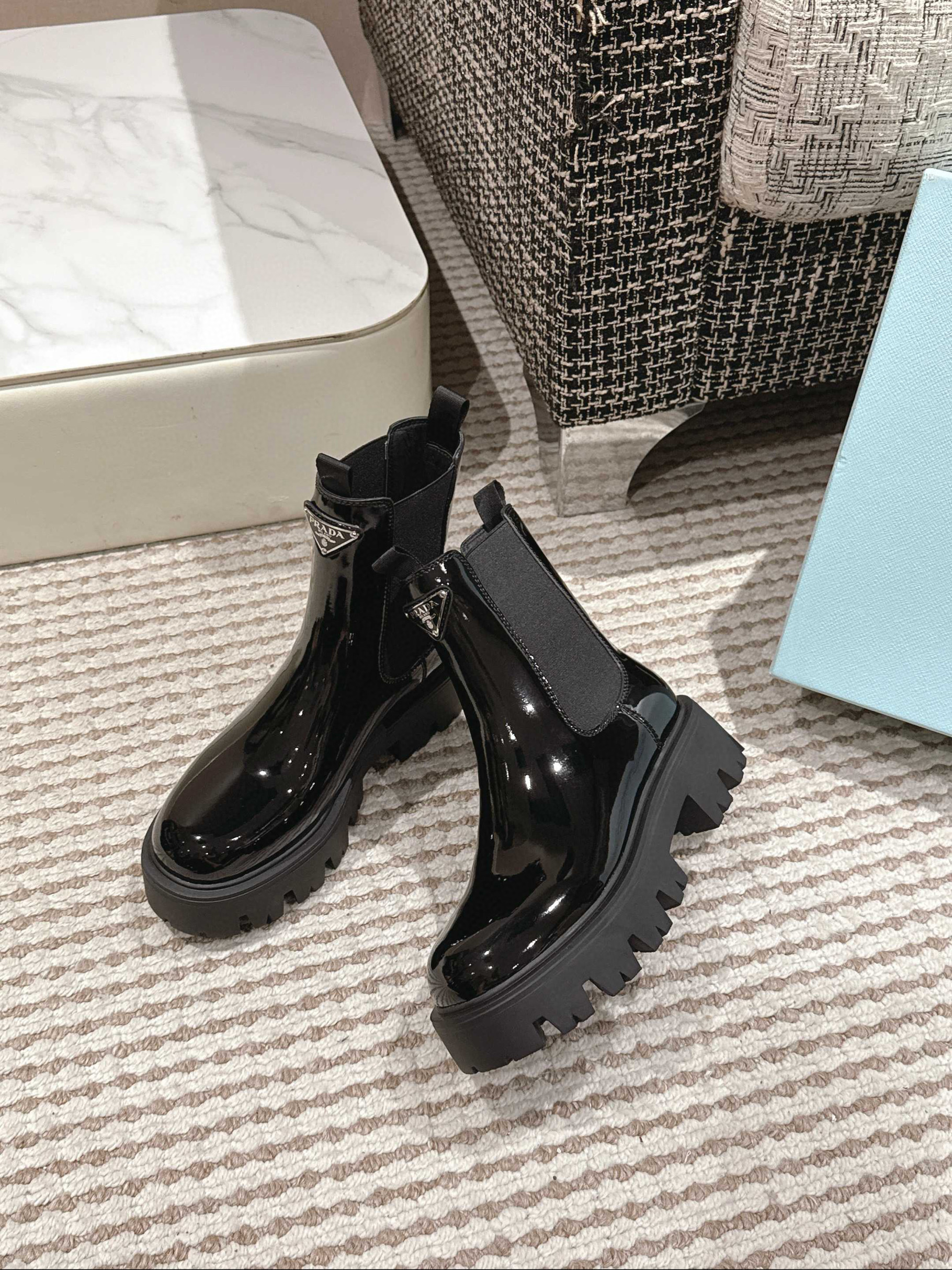 프라다 5CM 여자 부츠