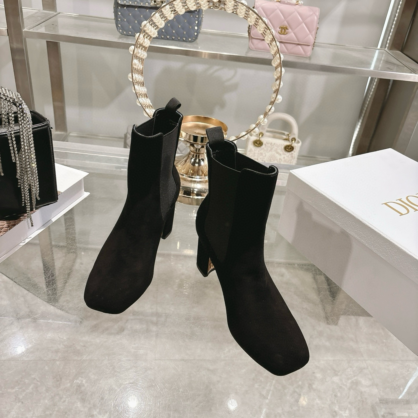 디올 7.5CM 여자 부츠