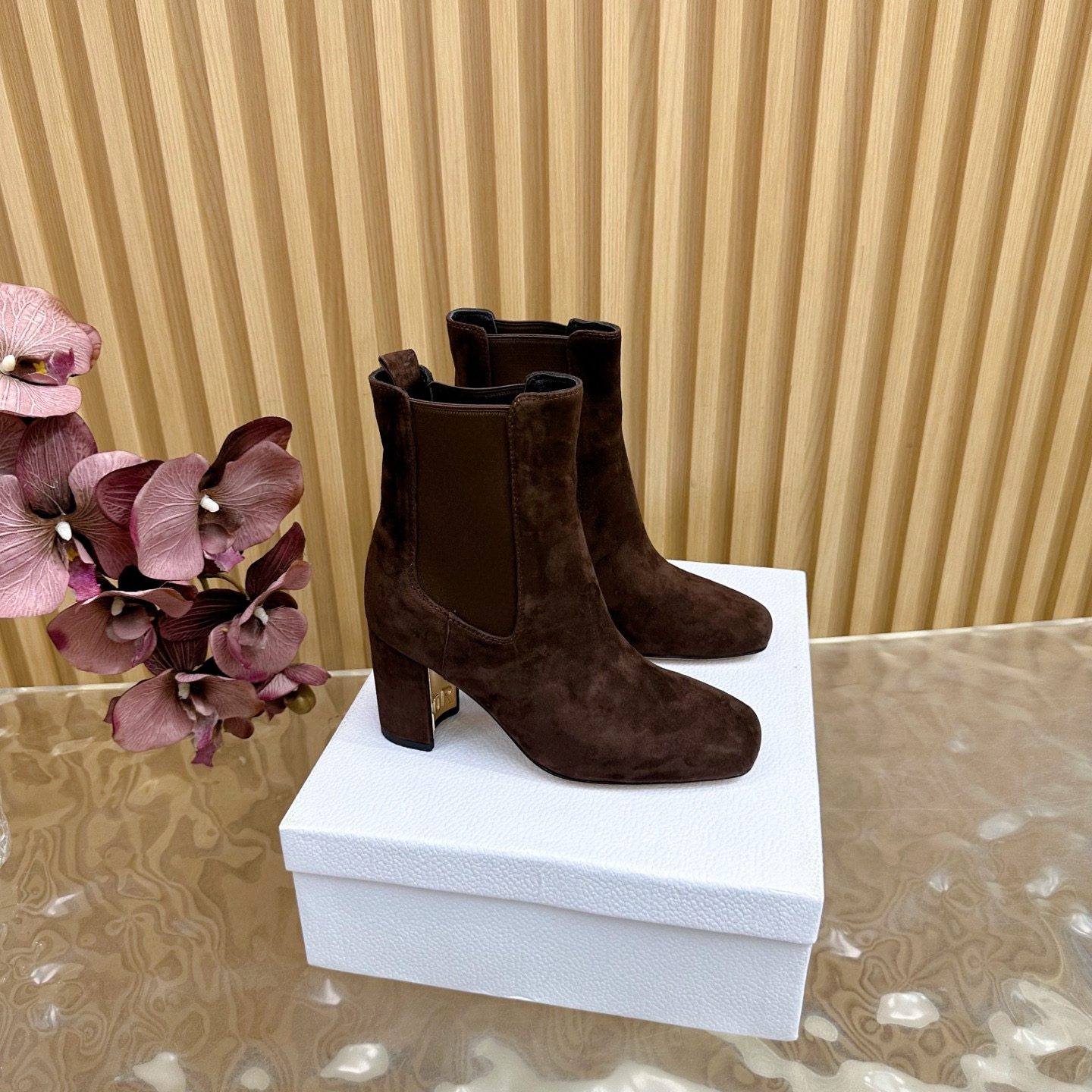 디올 8CM 여자 부츠