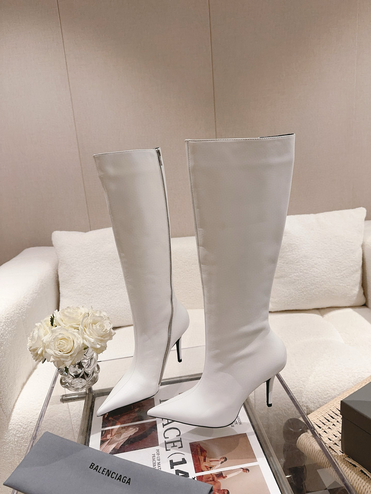 발렌시아가 8.5CM 여자 부츠