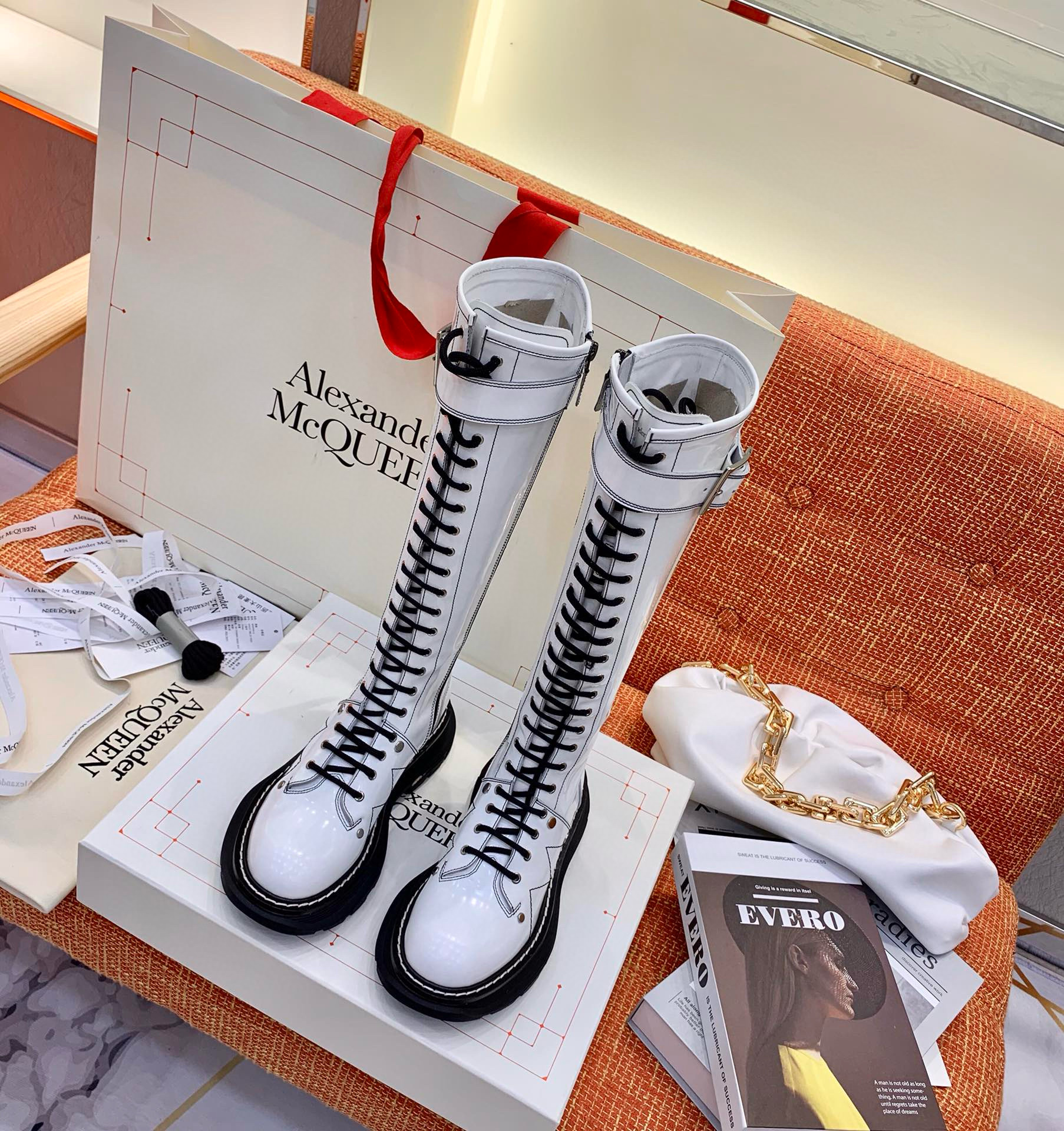 알렉산더 맥퀸 여자 부츠