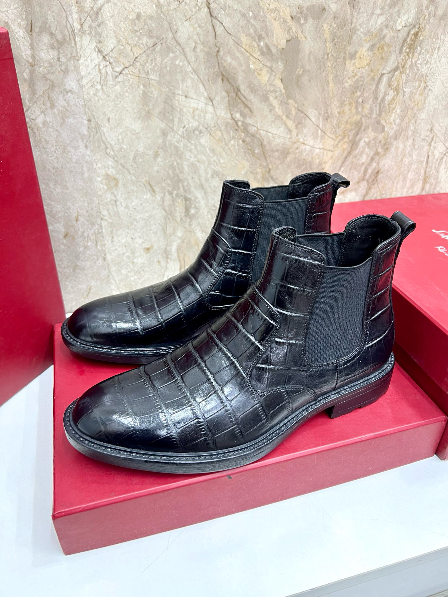 살바토레 페라가모 남자 부츠