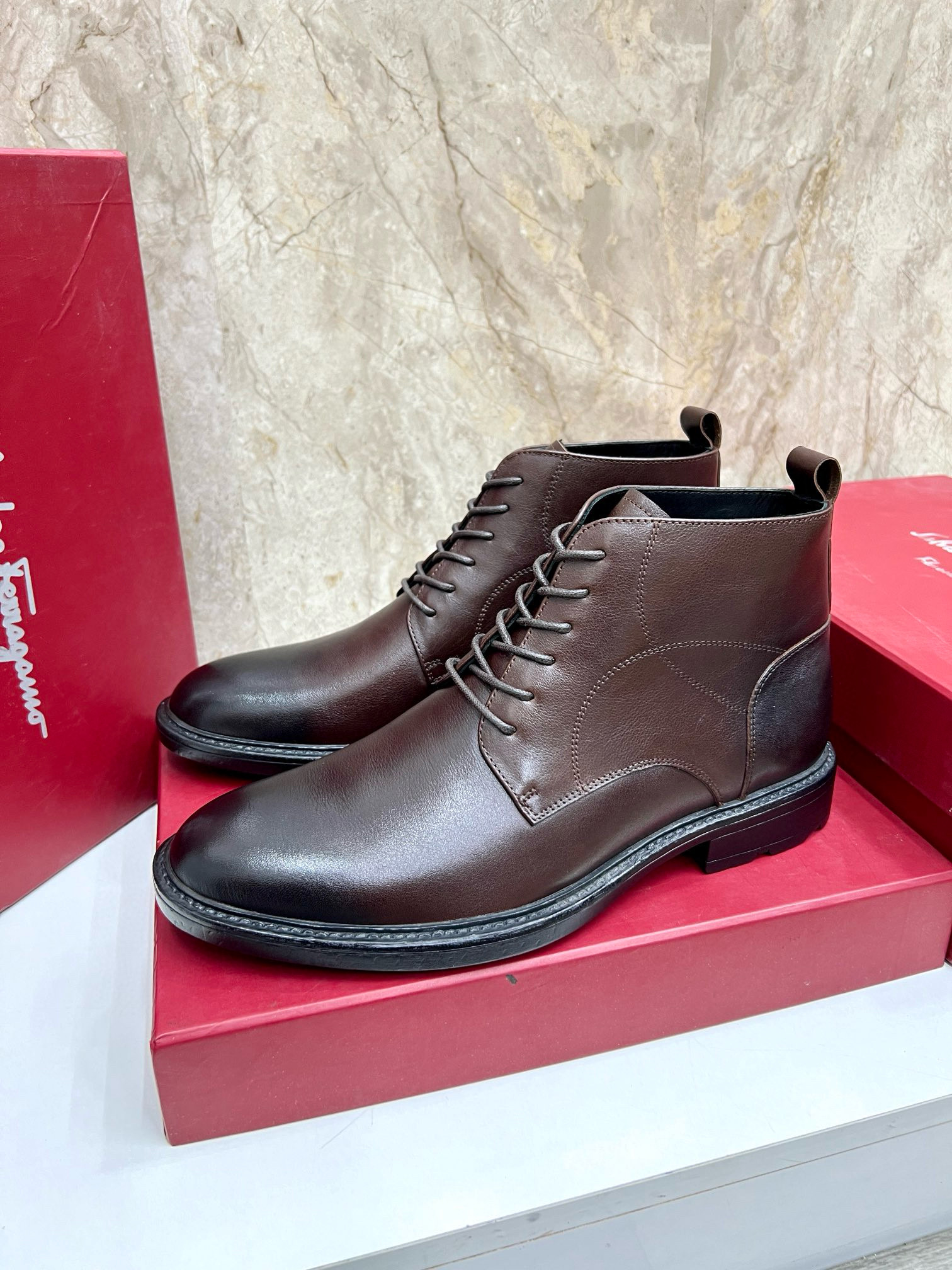 살바토레 페라가모 남자 부츠