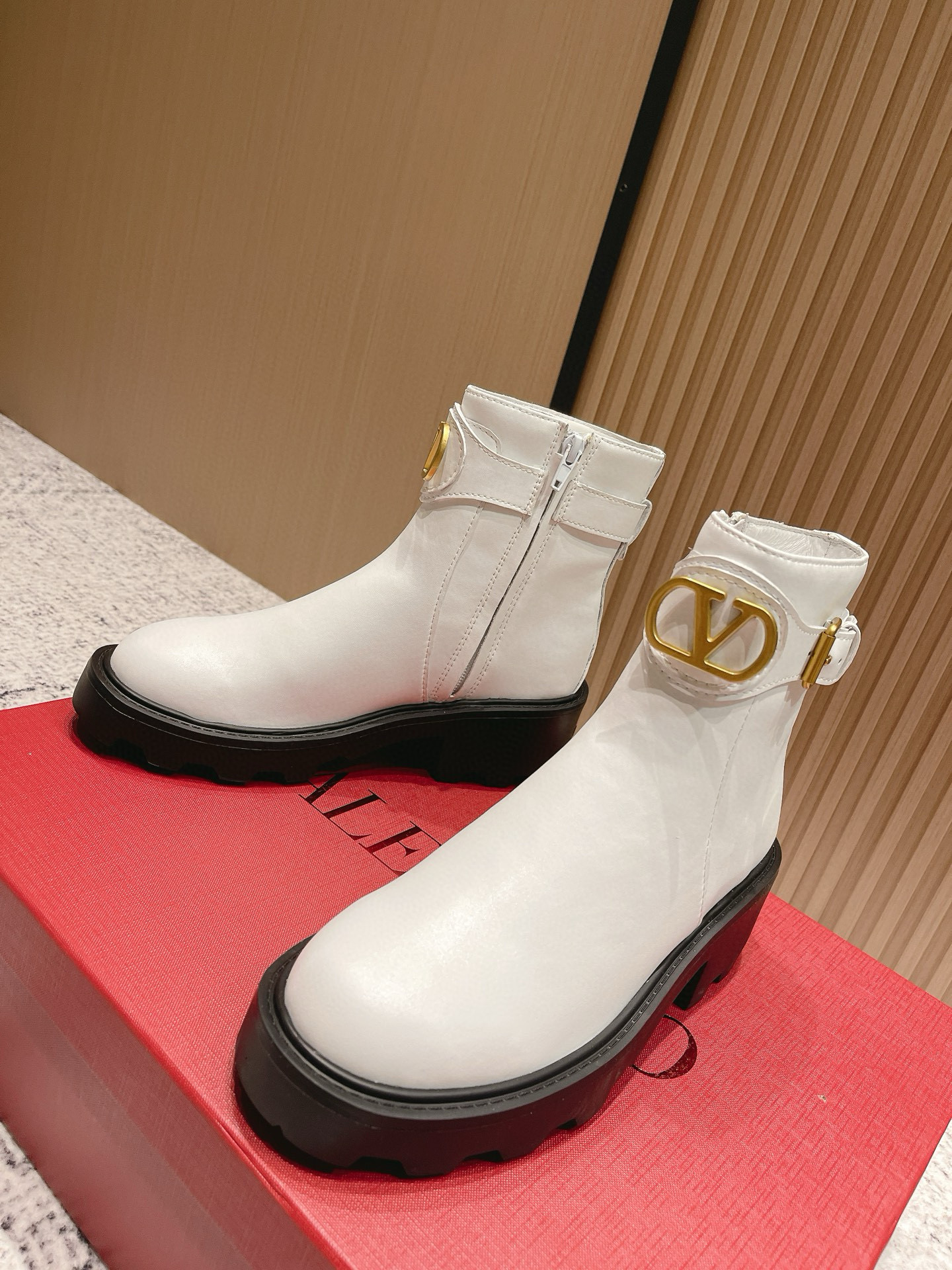 발렌티노 4CM 여자 부츠