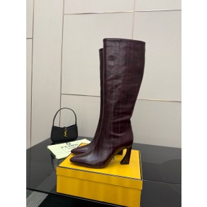 펜디 8CM 여자 부츠