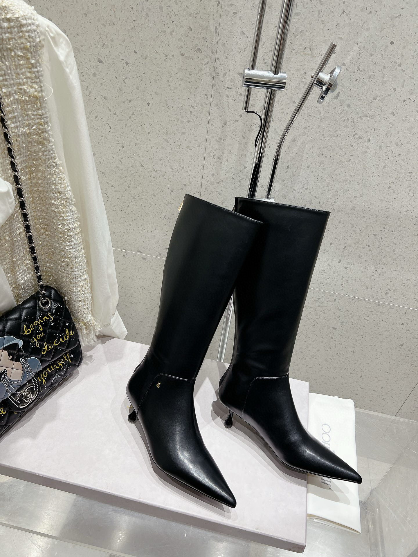 지미추 5CM 여자 부츠