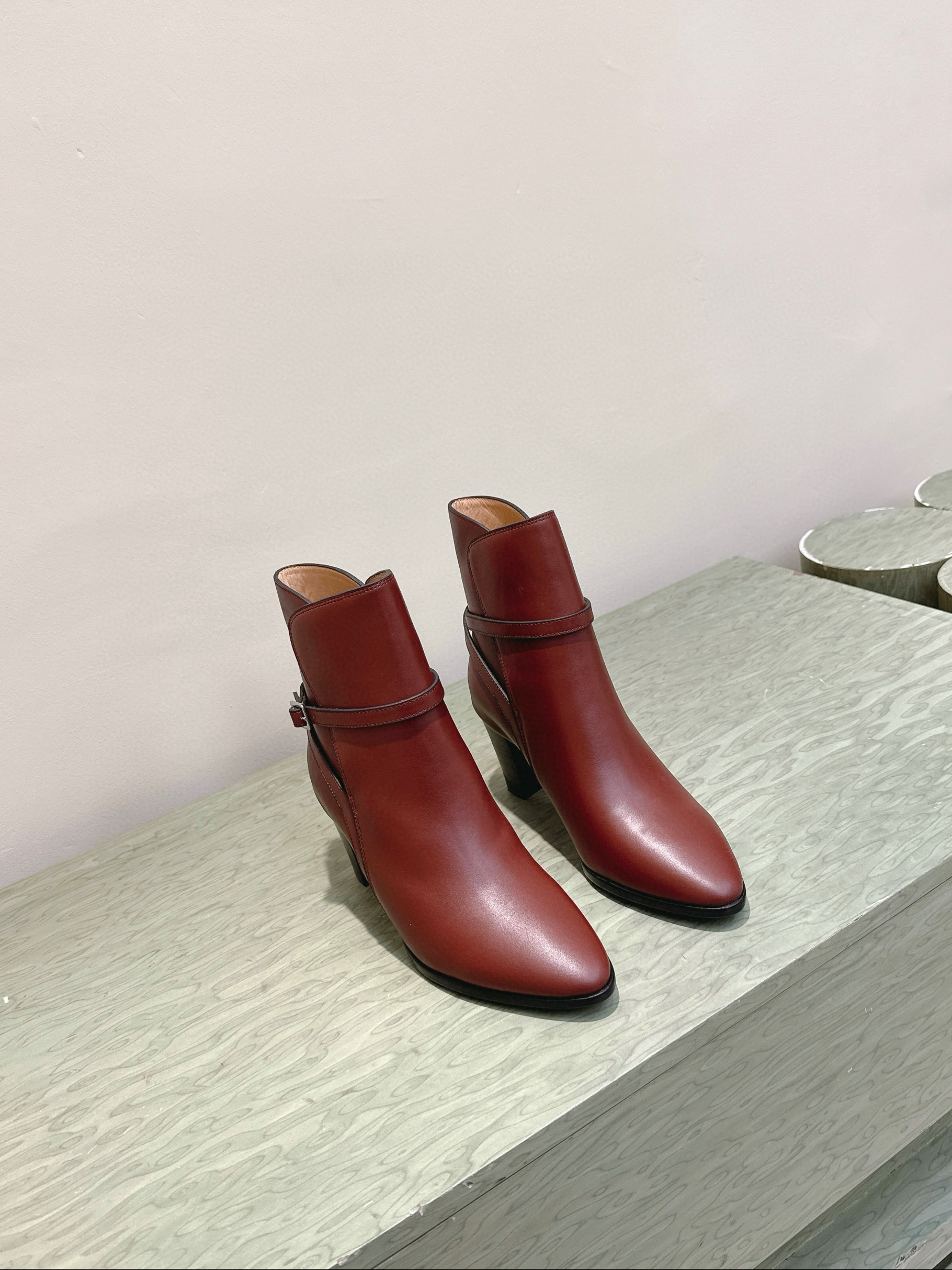 로로피아나 7CM 여자 부츠