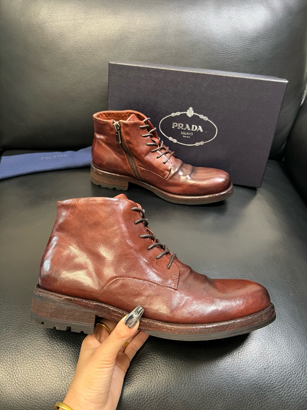 프라다 남자 구두