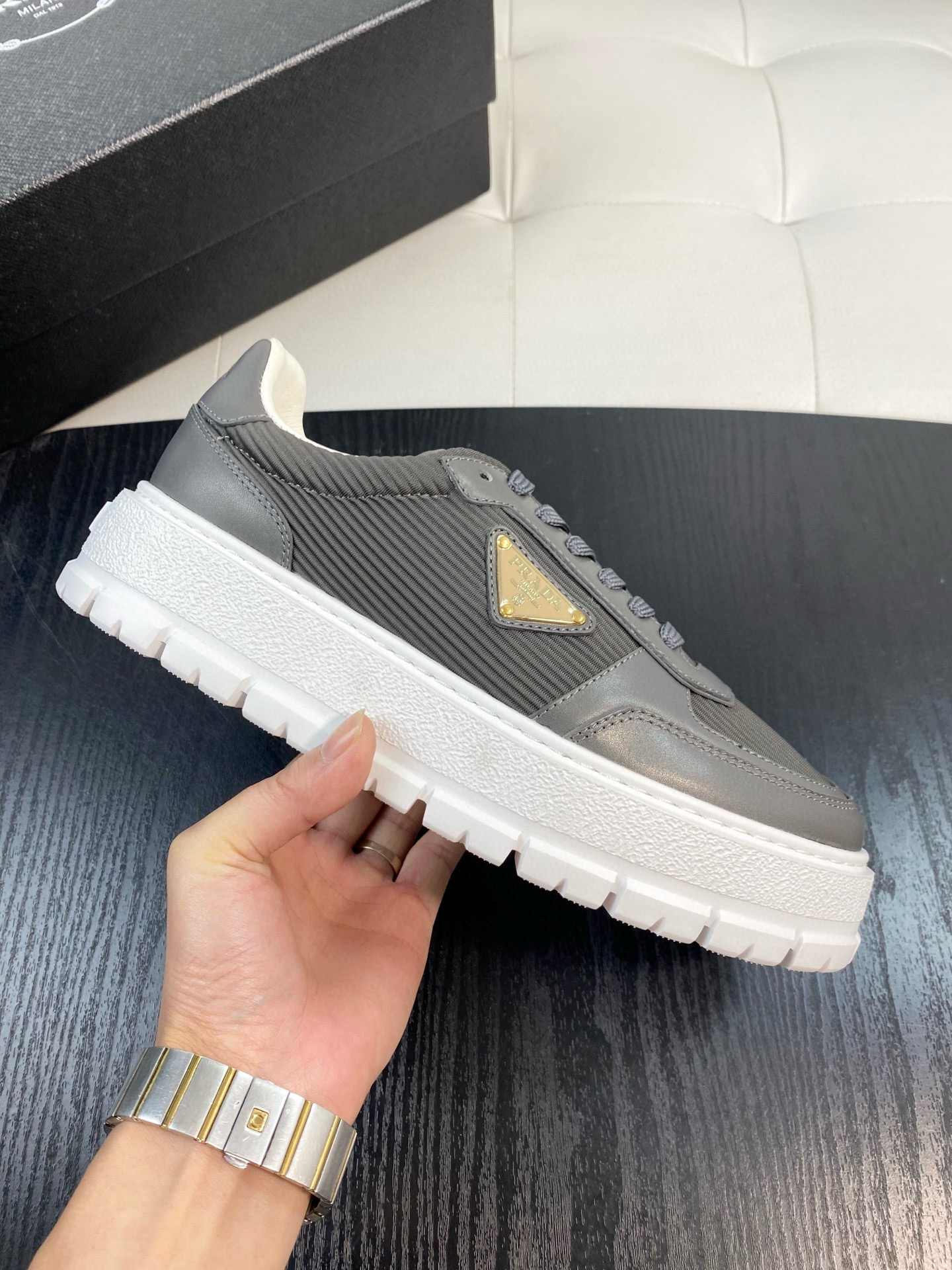 프라다 남자 스니커즈 신발 운동화