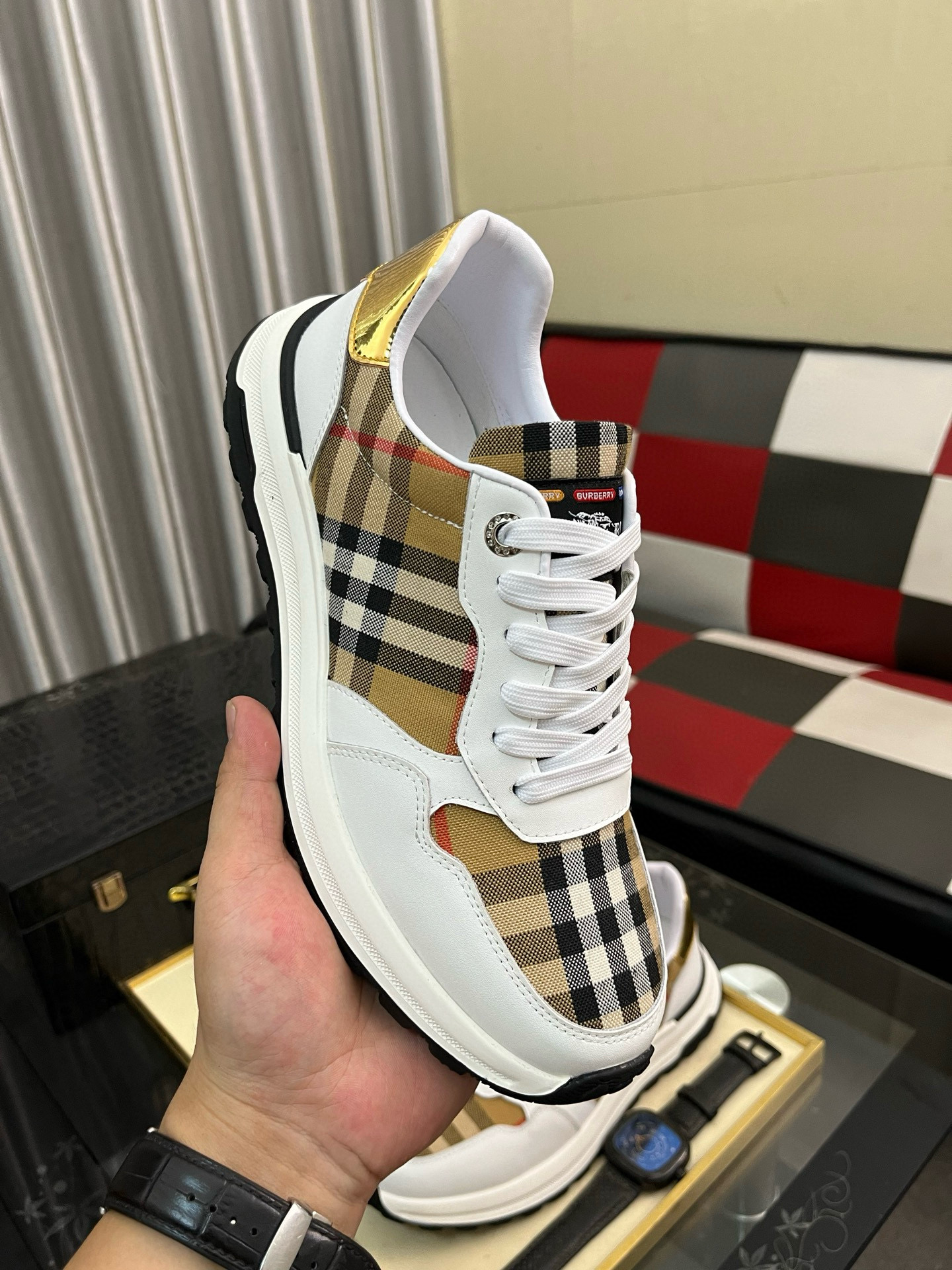 버버리 남자 스니커즈 신발 운동화