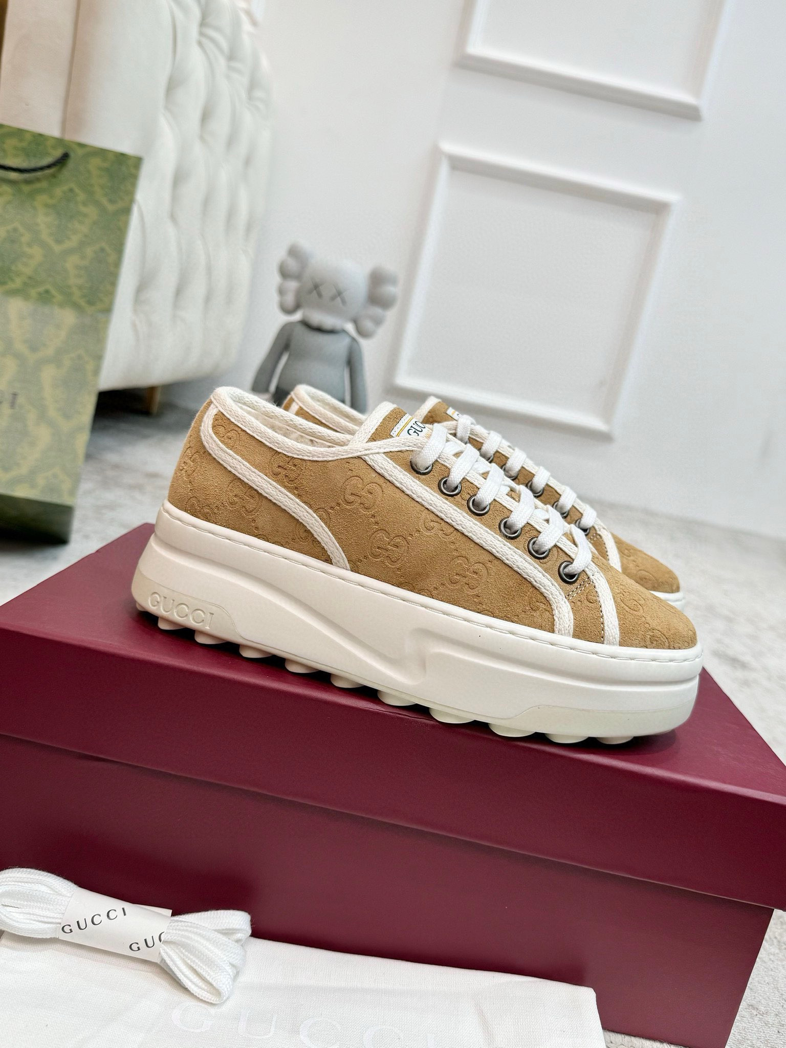 구찌 남녀공용 테니스 1977 신발 운동화 스니커즈