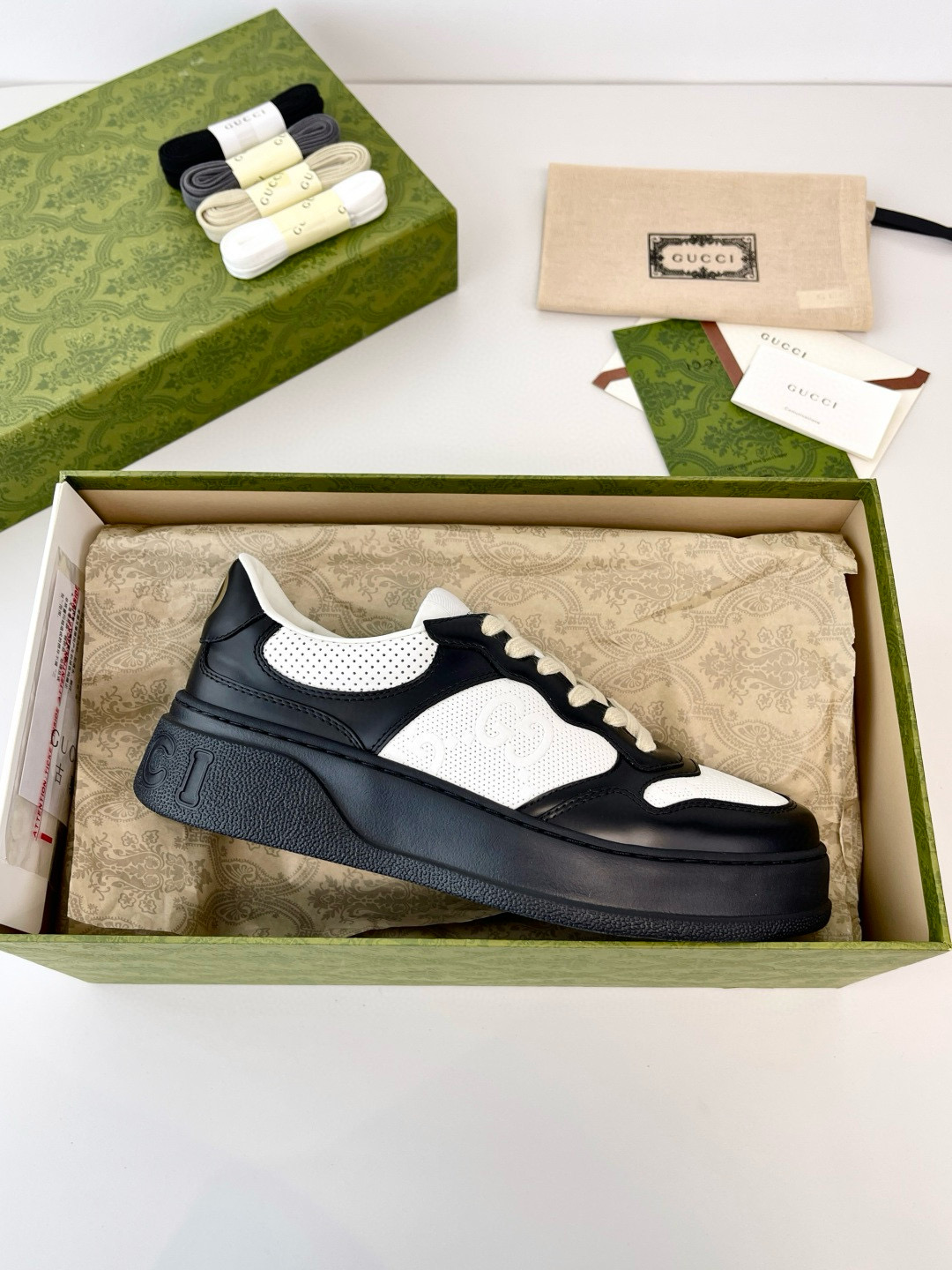 구찌 4cm  남녀공용 신발 운동화 스니커즈