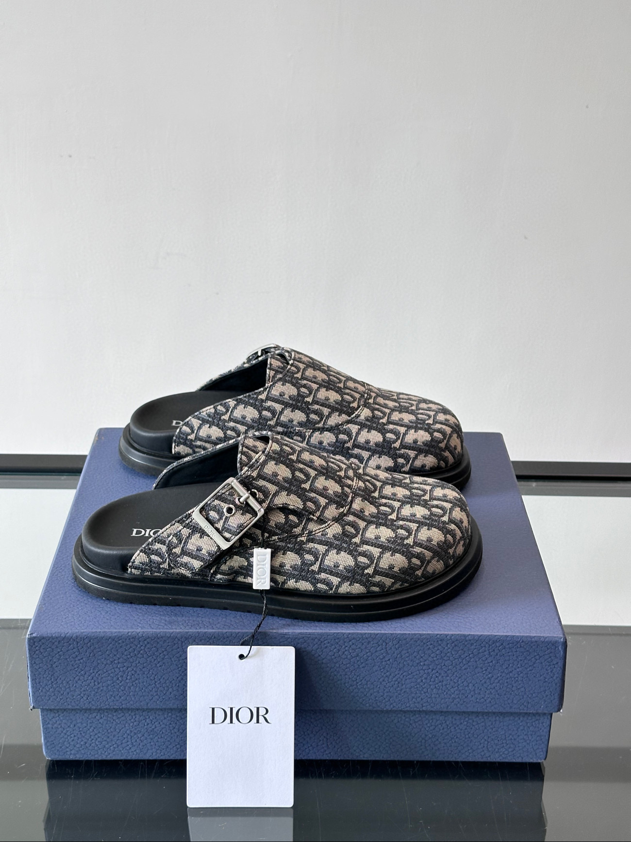 디올 남자 슬리퍼