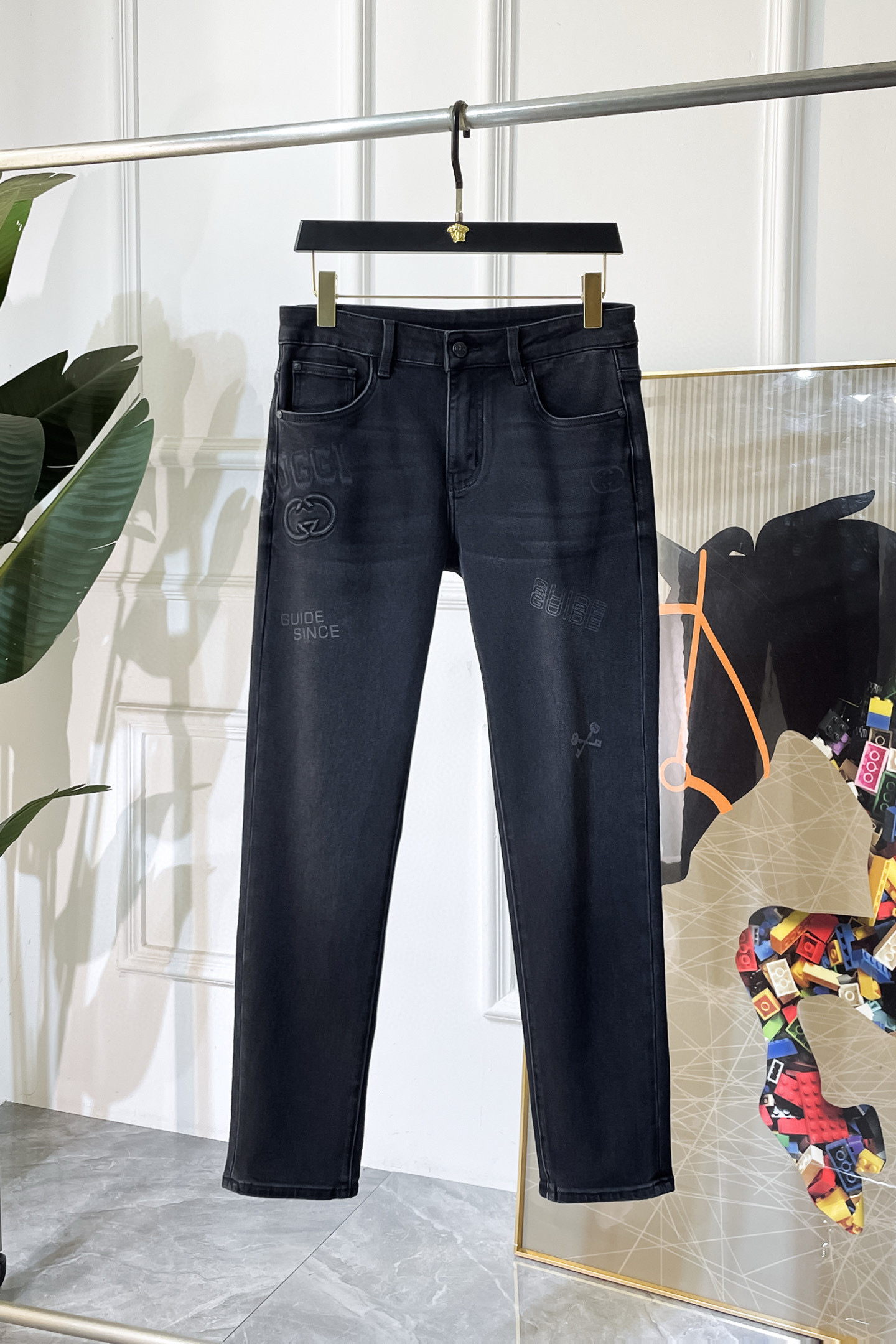 구찌 남자 청바지