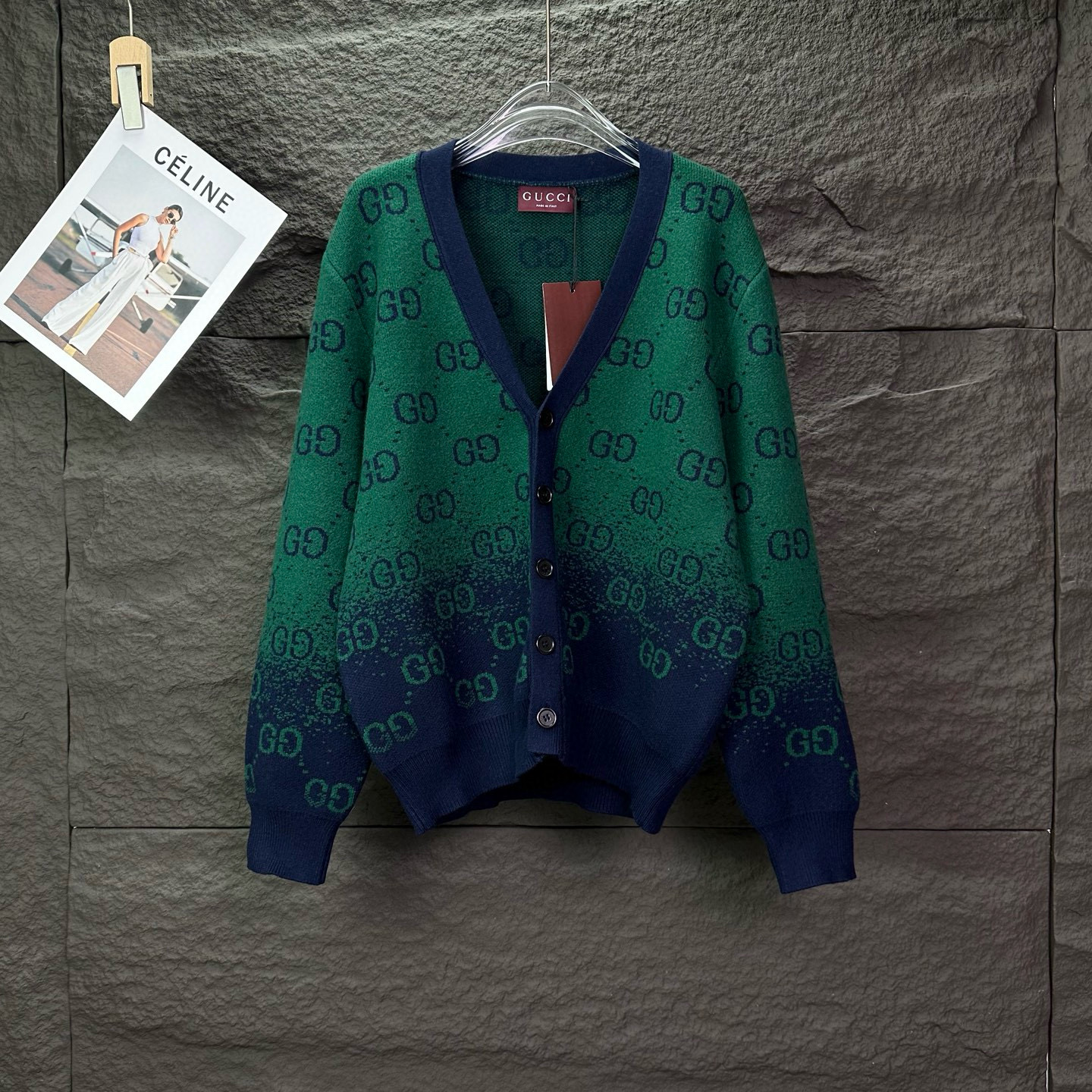 구찌 남자 가디건