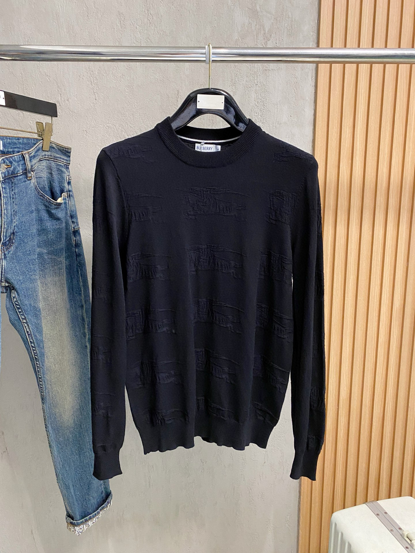 버버리 남자 니트