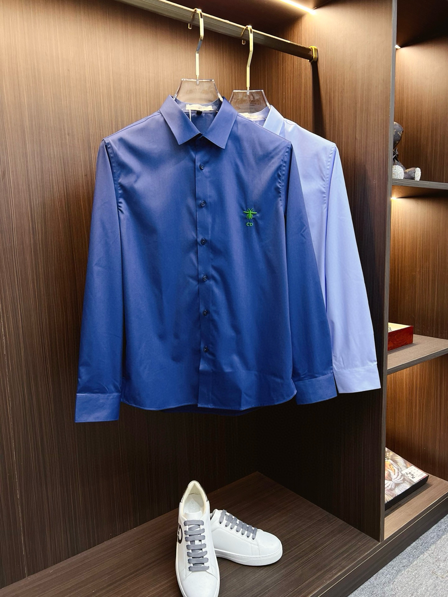 디올 2컬러 남자 셔츠