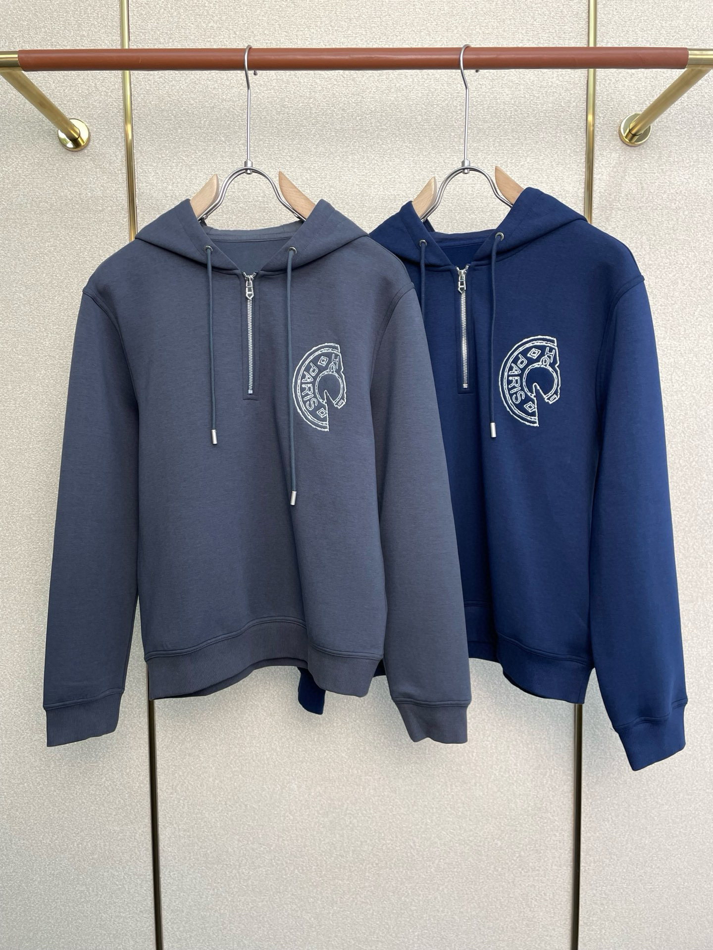 에르메스 2컬러 남자 맨투맨 후드티