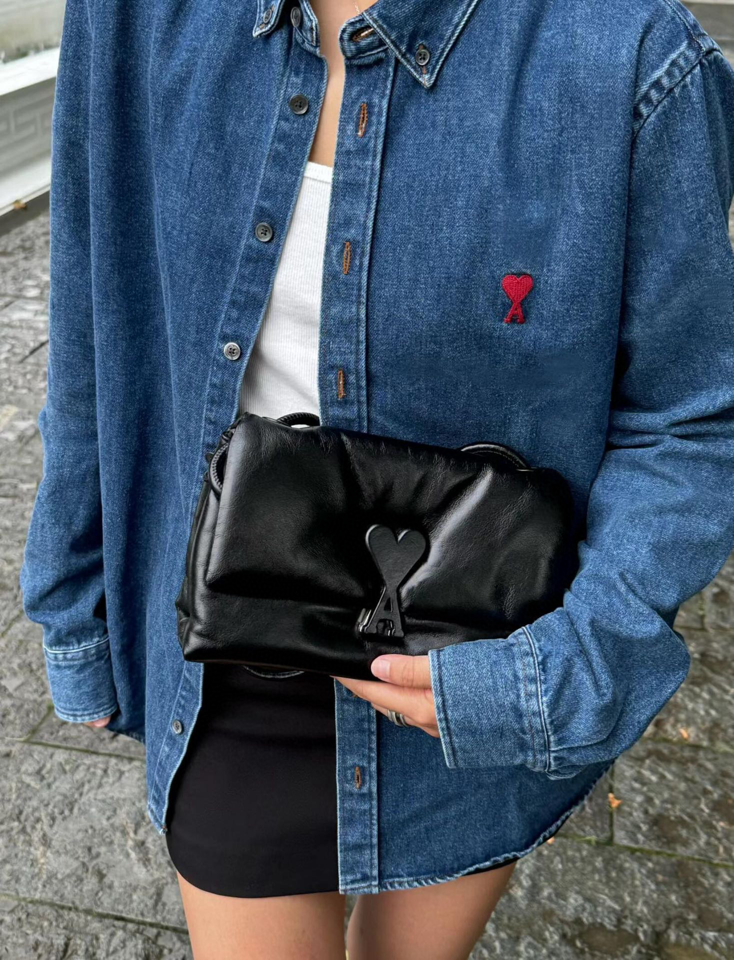 아미 아미리 남녀공용 셔츠