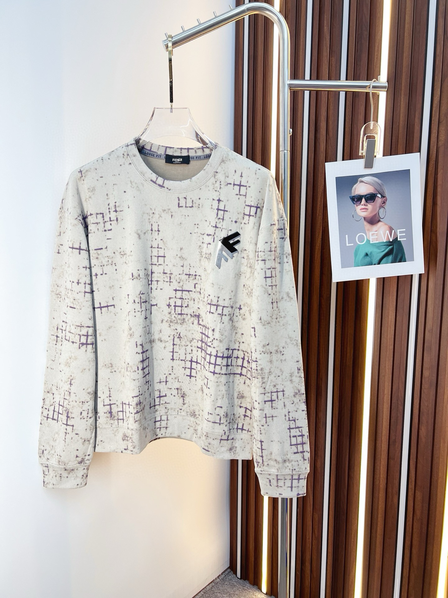 펜디 3컬러 남자 맨투맨 후드티