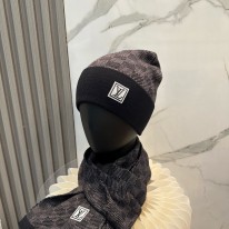루이비통 겨울 모자 세트